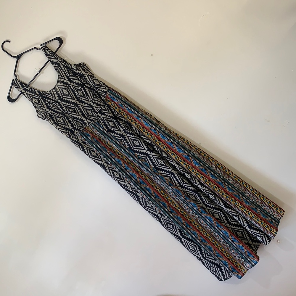 Aztec summer Maxi dress XXL- Altered*